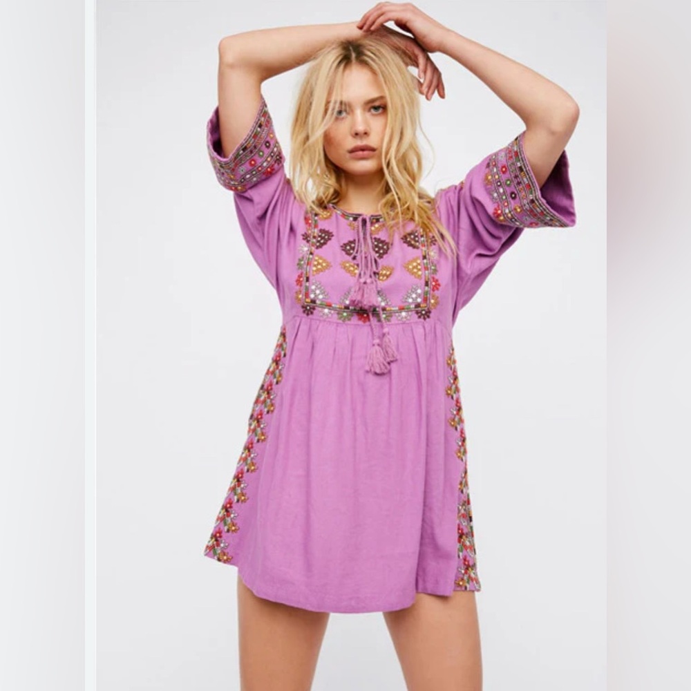 Free‎ People Lavender Boho Dress